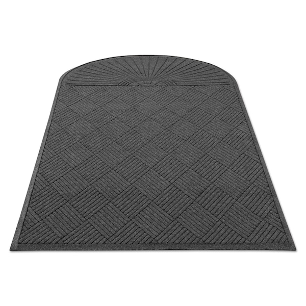 Floor Mat, 0.25" Thick, Charcoal, 96 in W x 48 in L